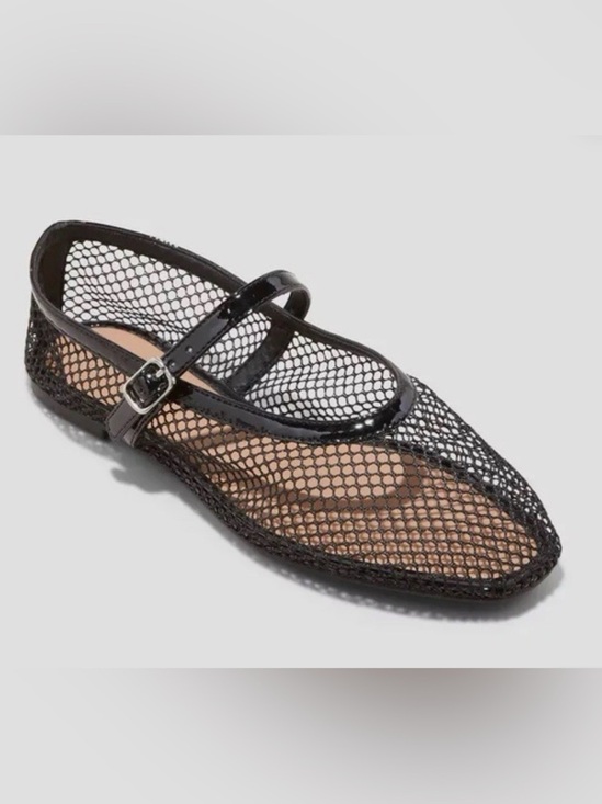 a new day Shoes - Size 7.5 a New Day Women's Issa Mesh Mary Jane Ballet Flats Memory Foam Insole